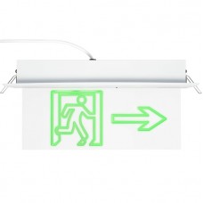 Φωτιστικό Ασφαλείας LED Γυψοσανίδας Δεξιό Βέλος 3W με 8SMD 9AL3117